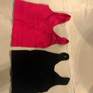 Cropped tank top set